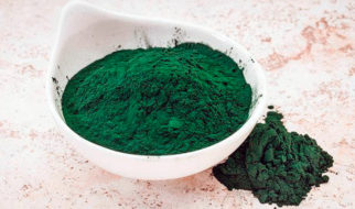 alga spirulina in polvere